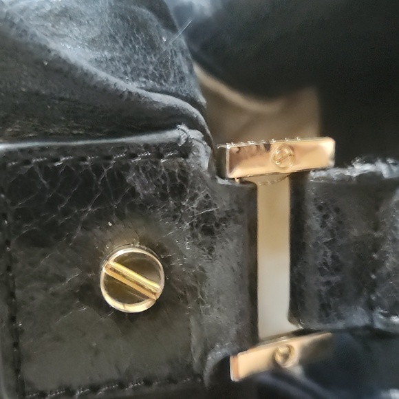 Torry burch black leather shoulder bag - Picture 7 of 17